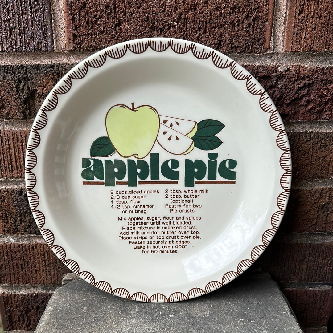 Vintage Fall Pie Plates (your choice pumpkin, pecan, or apple)