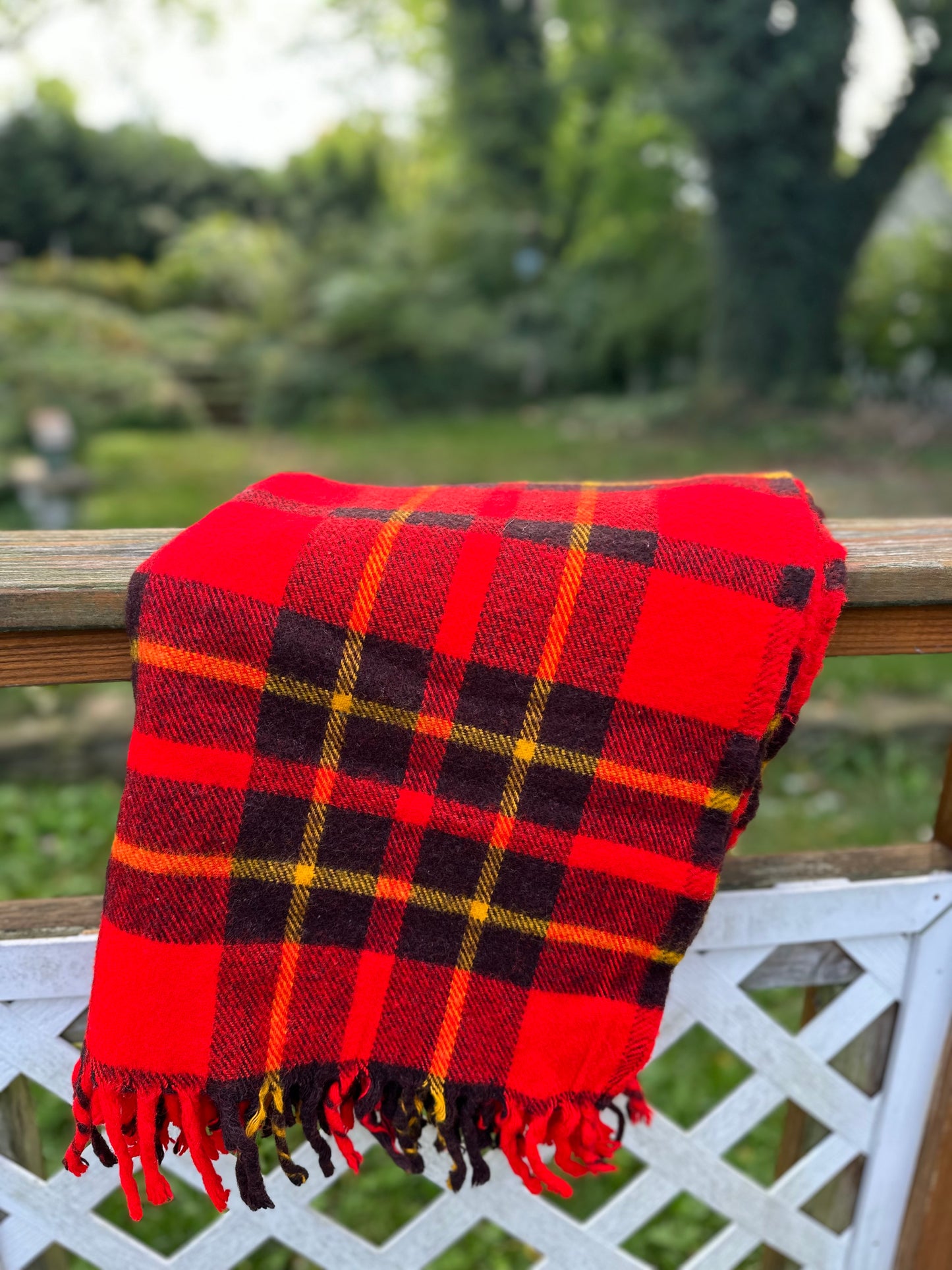 Vintage Faribo Wool Blanket