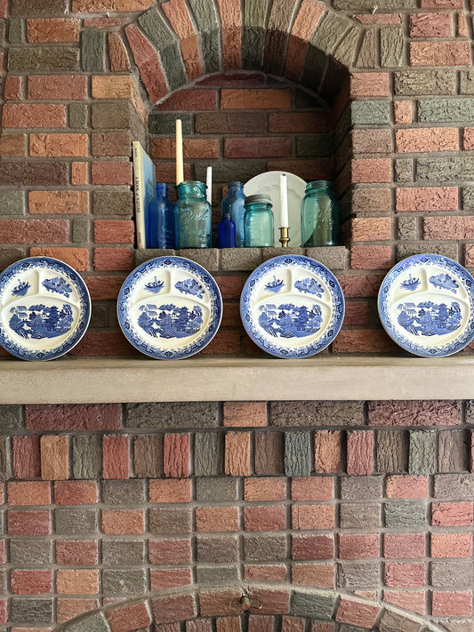 Bailey Walker Grill Plates - Blue Willow