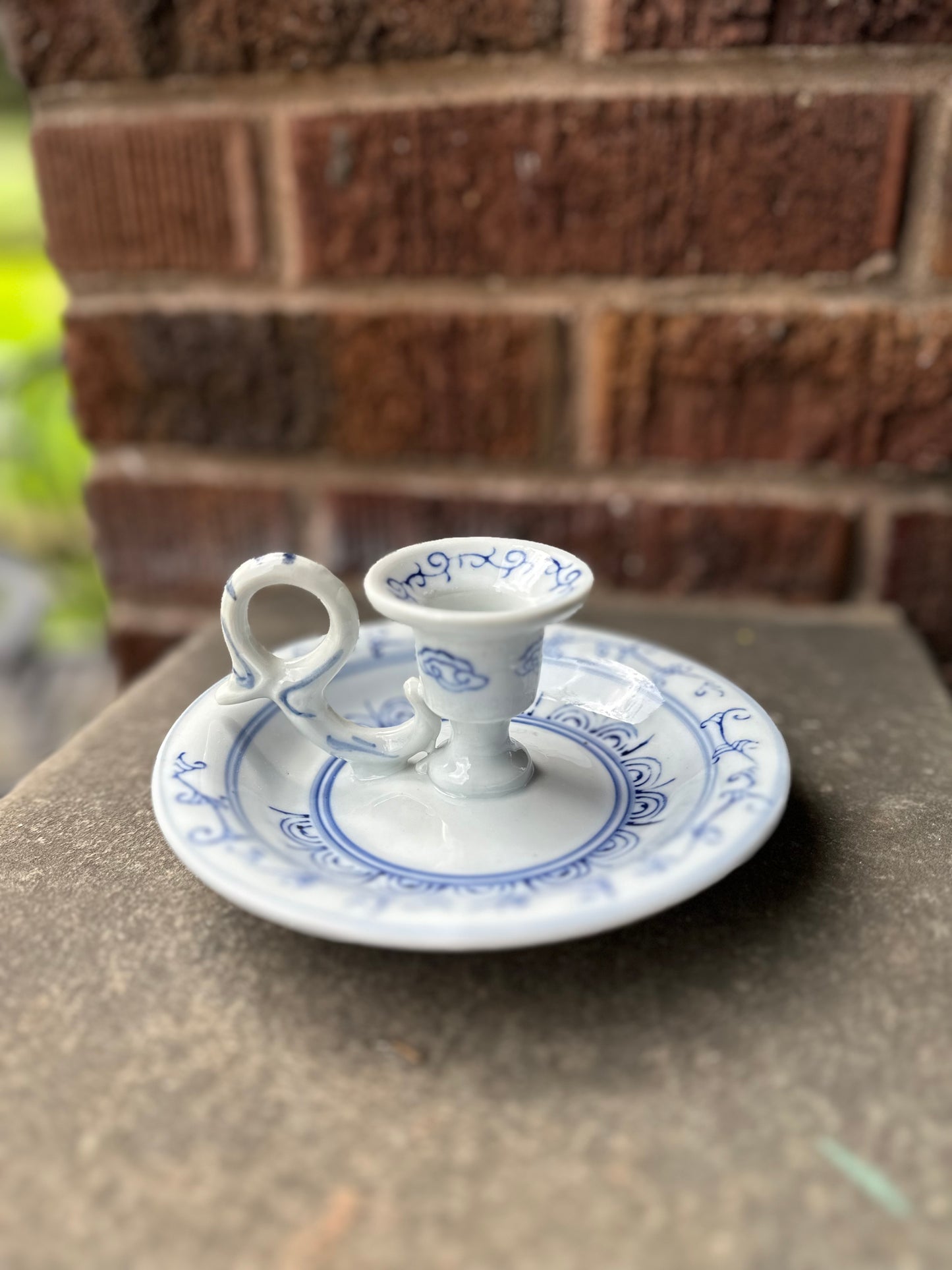 Vintage Porcelain Candle Holder