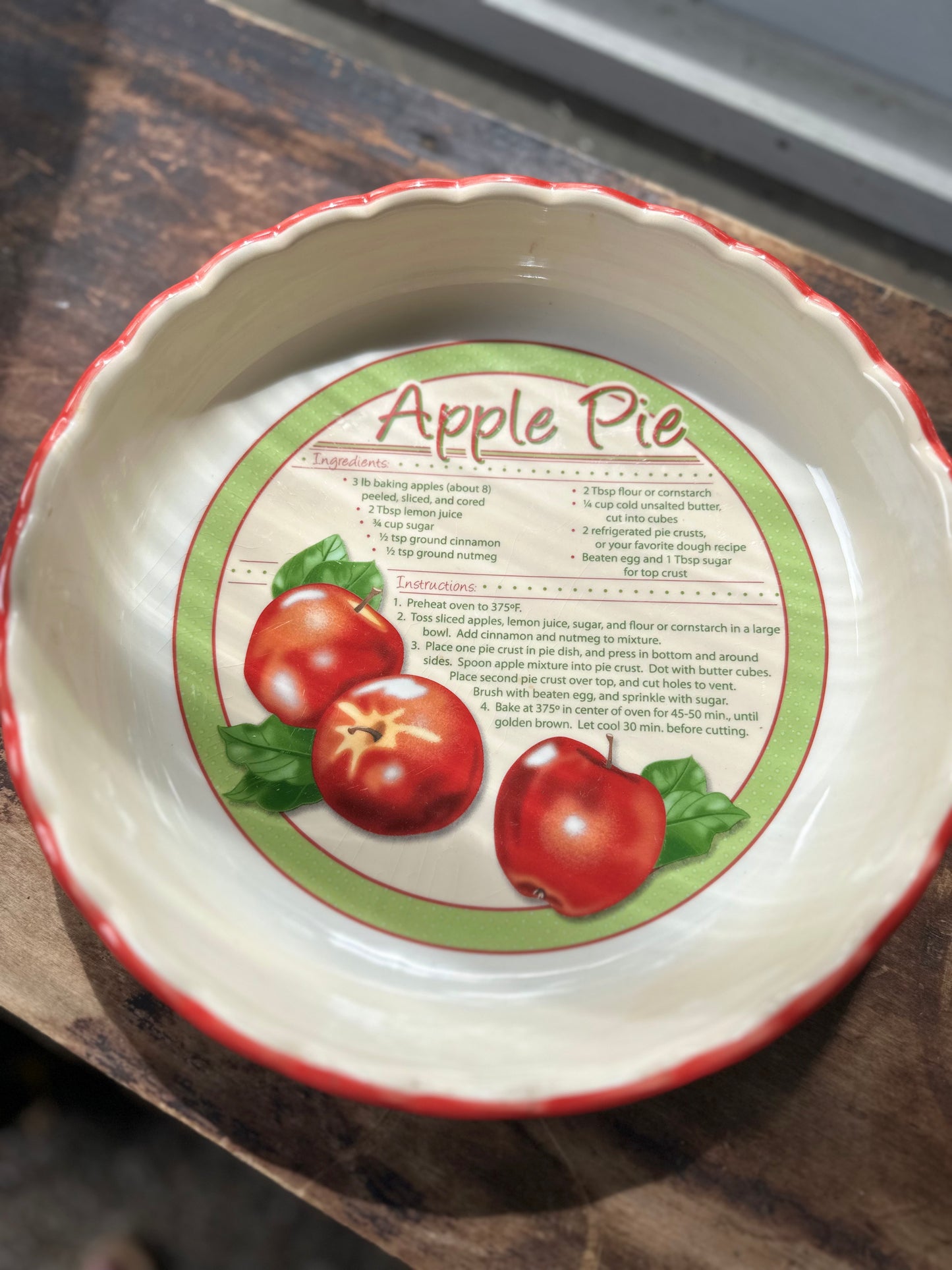 Vintage Fall Pie Plates (your choice pumpkin, pecan, or apple)