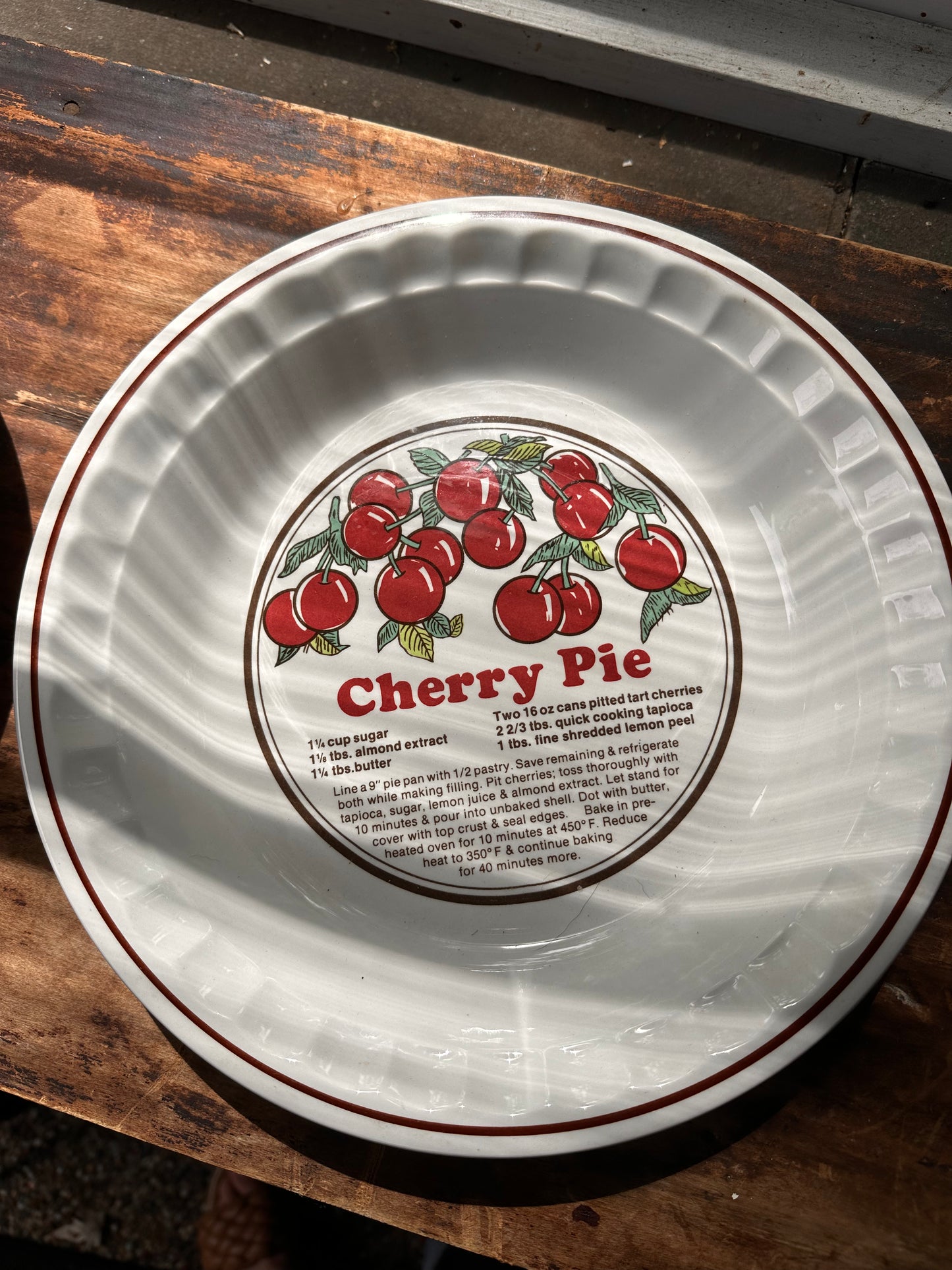 Vintage Fall Pie Plates (your choice pumpkin, pecan, or apple)