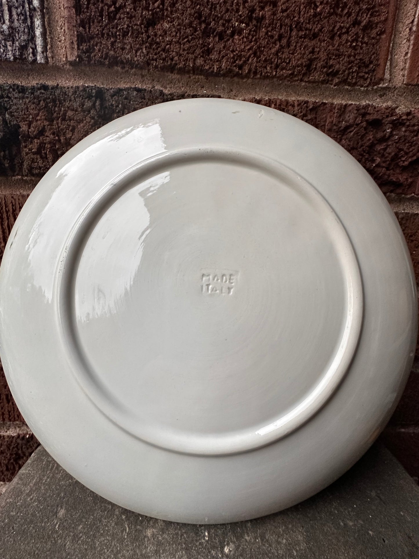 Vintage Cabbage Leaf Plate