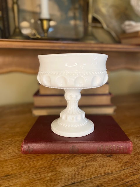 Vintage Colony Crown Milk Glass Compote