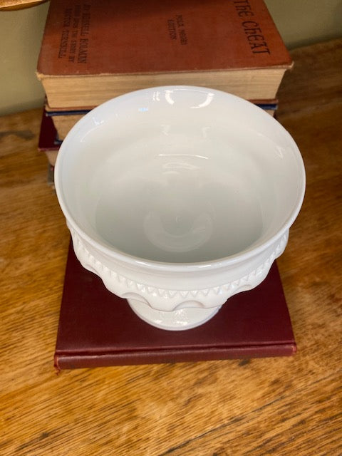 Vintage Colony Crown Milk Glass Compote
