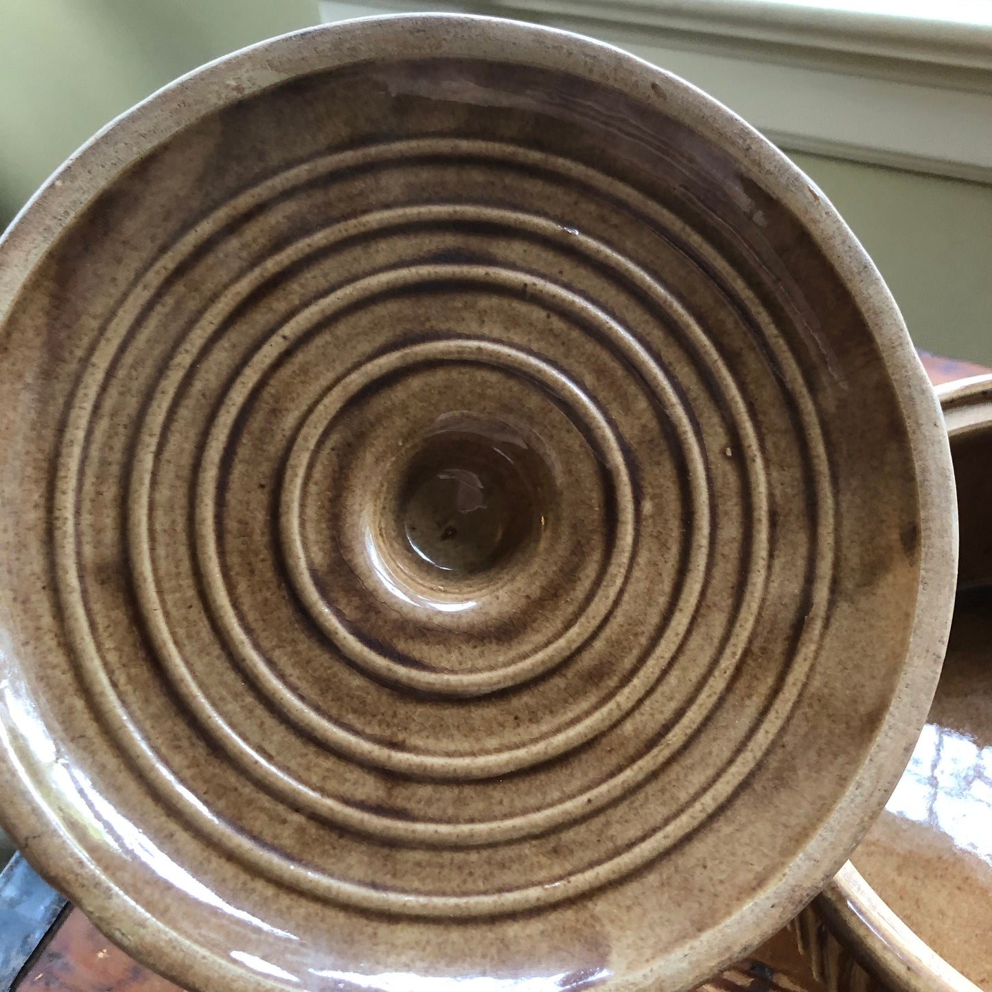 Vintage U.S.A. Pottery Covered Casserole