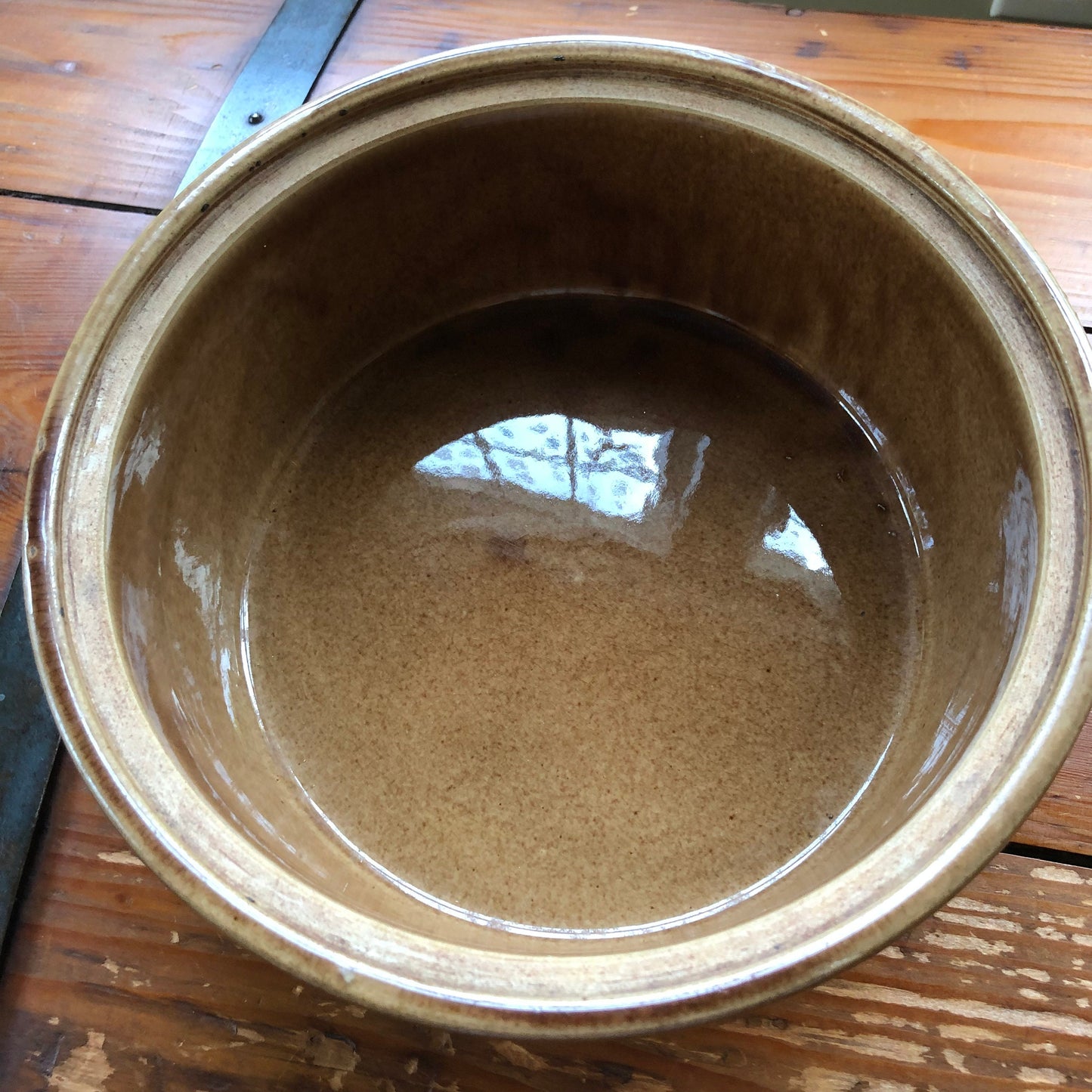 Vintage U.S.A. Pottery Covered Casserole