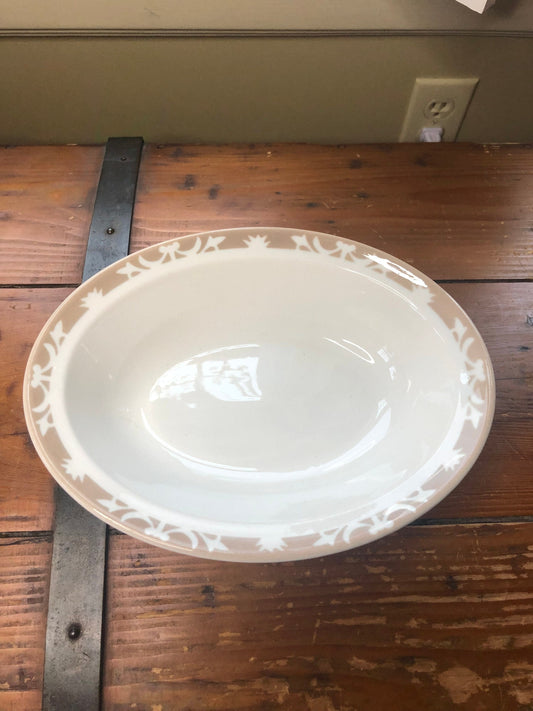 Syracuse China Oval Serving Dish