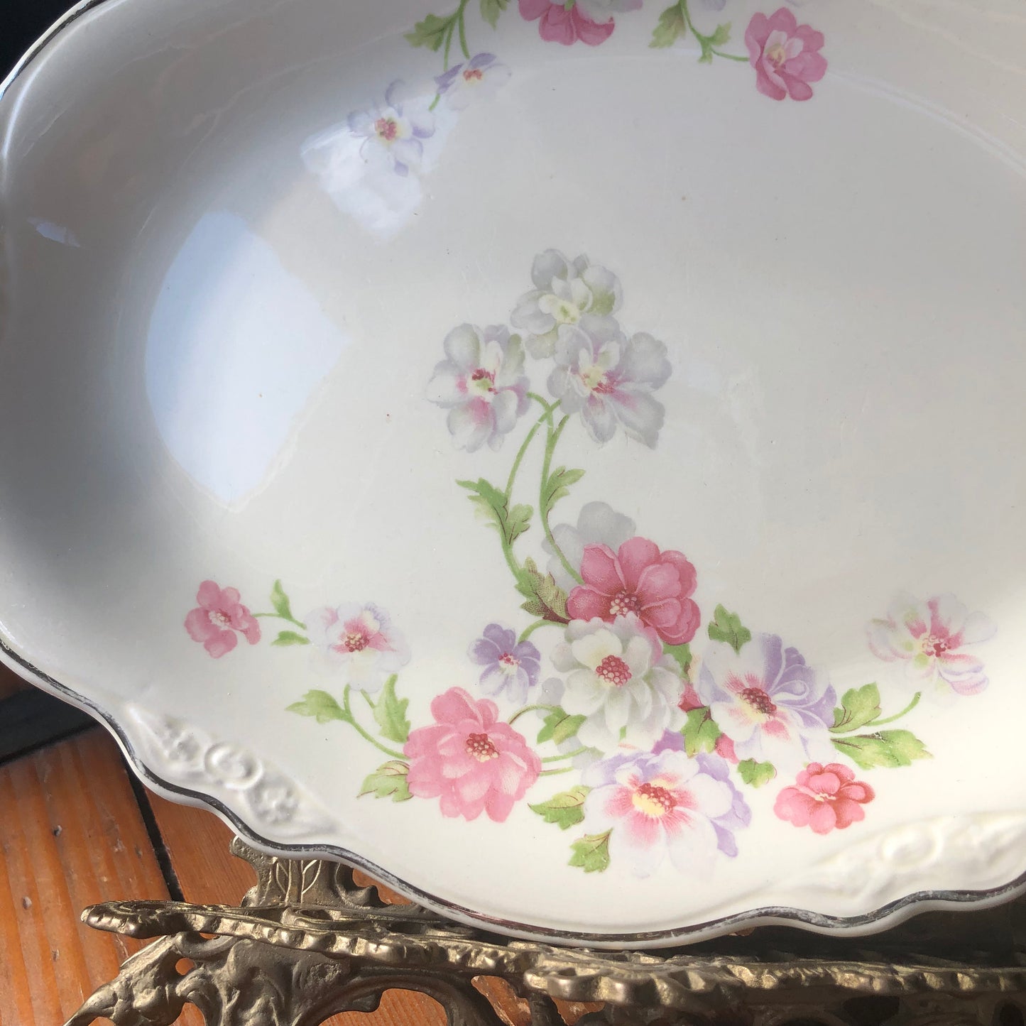 Homer Laughlin Virginia Rose Oval Platter