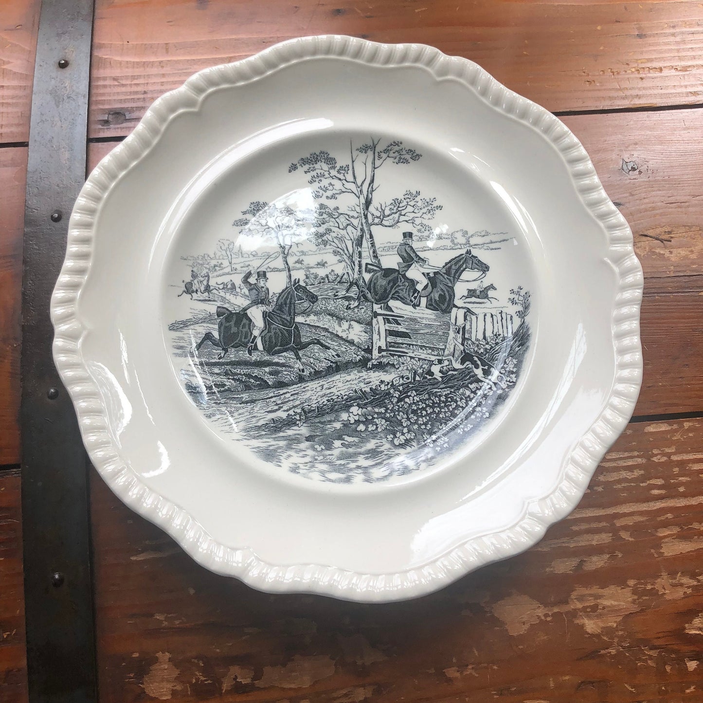 Spode Copeland The Herring Hunt Dinner Plate