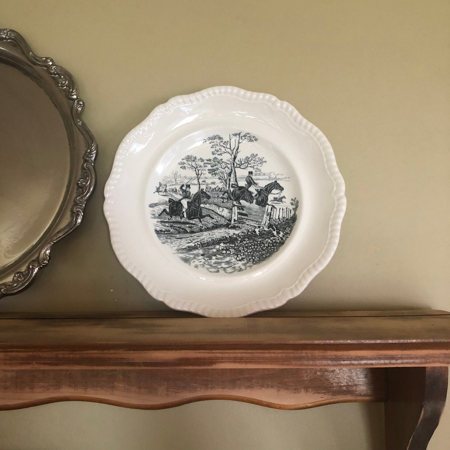 Spode Copeland The Herring Hunt Dinner Plate