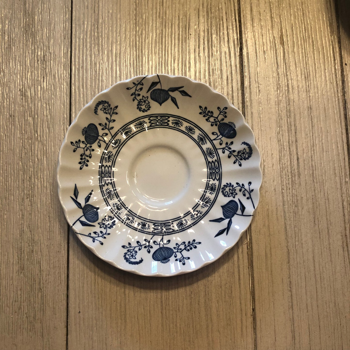 J&G Meakin Blue Onion/Nordic Ware Saucers