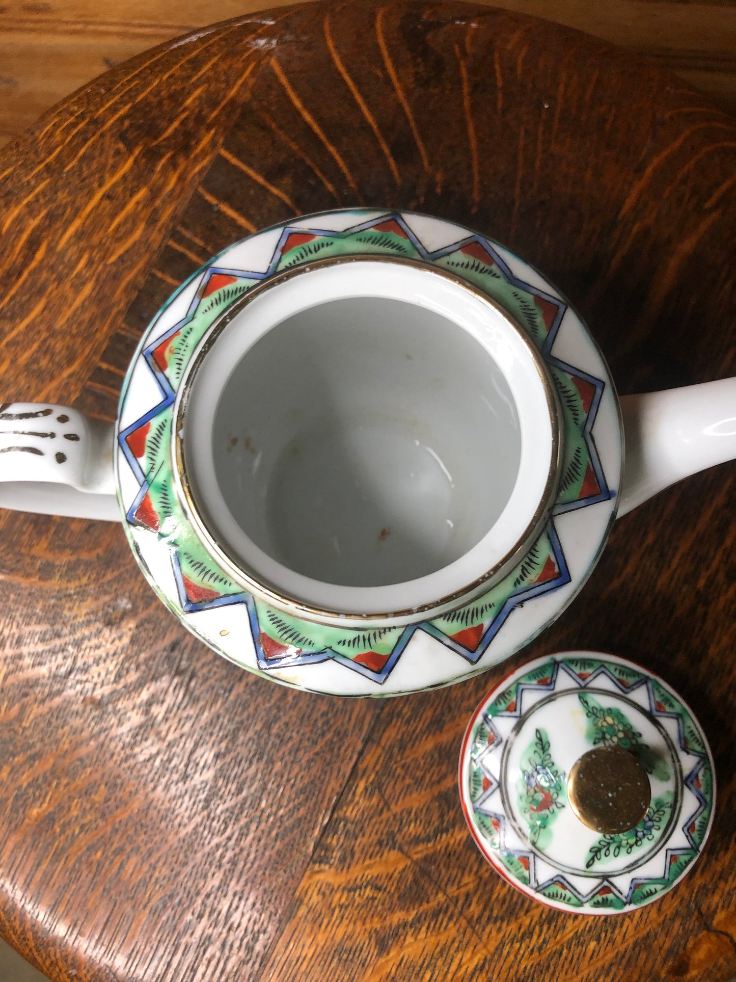 Vintage Rose Canton Tea Pot