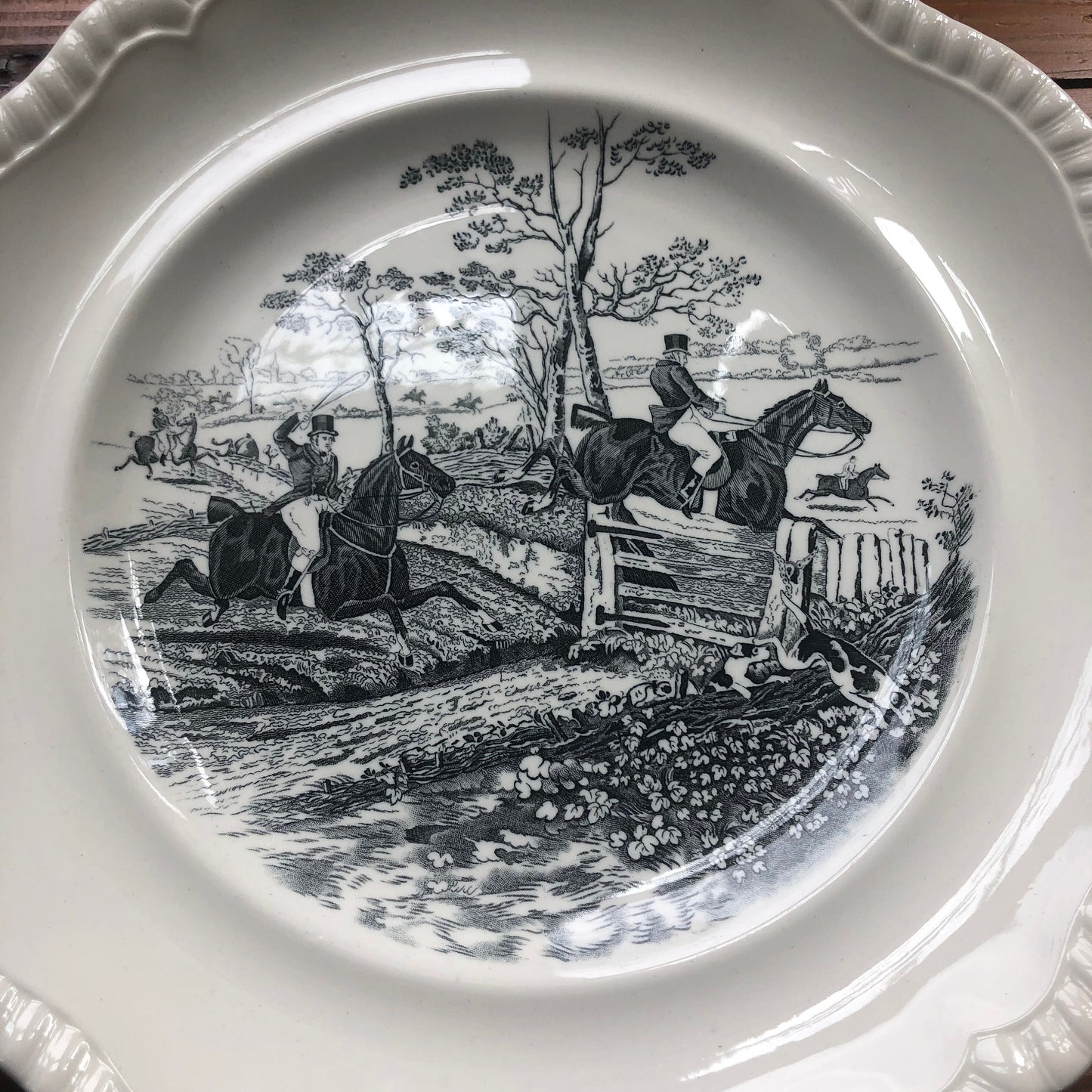 Spode Copeland The Herring Hunt Dinner Plate