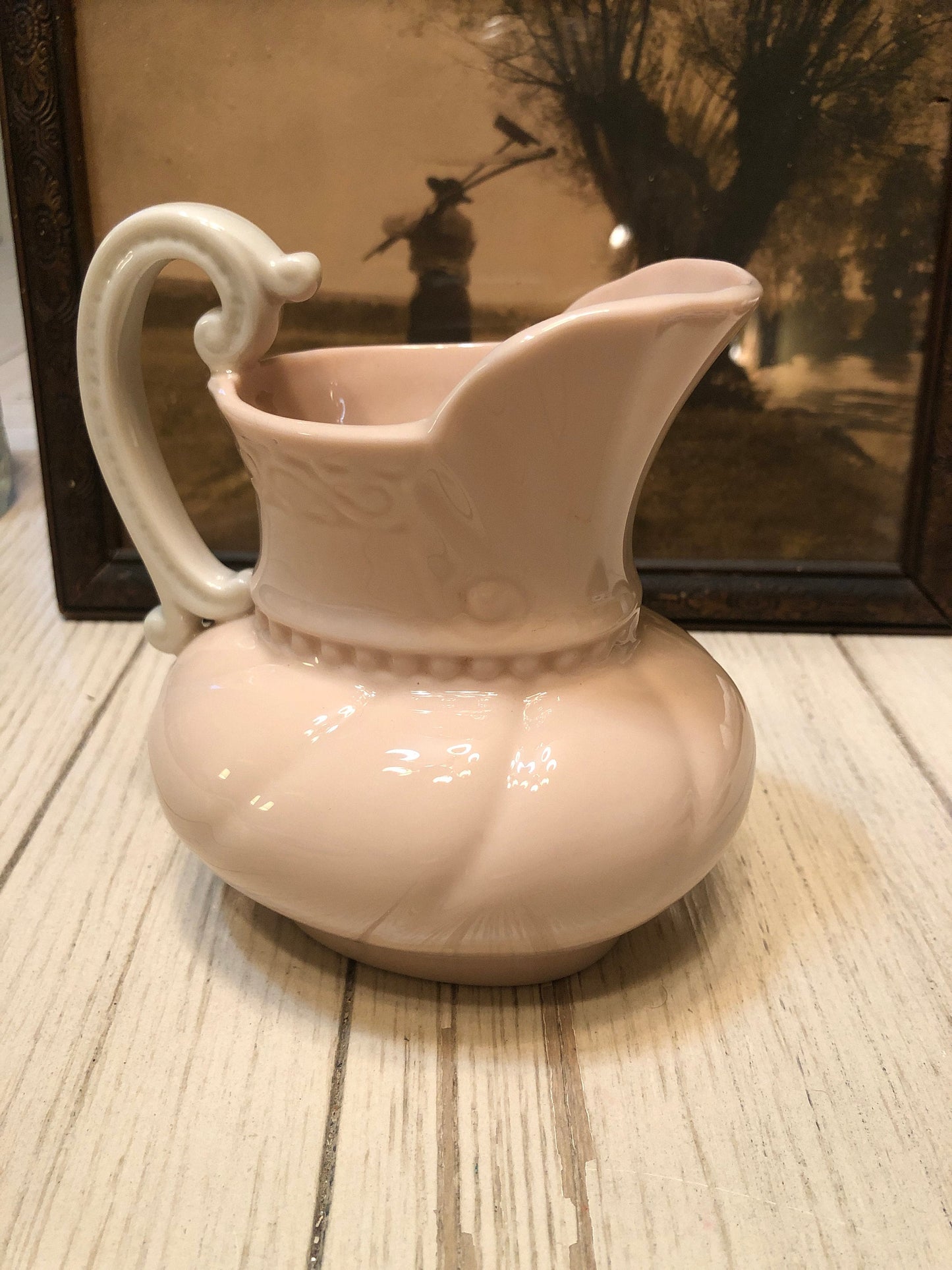 Lenox Colonial Pink Creamer/Pitcher
